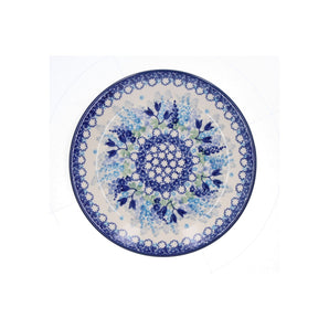Breakfast Plate Flat - Blue Garden