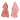 Keukendoek en Theedoek Flowerbed Roze GOTS