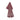 Theedoek Hart Burgundy GOTS