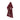Keukendoek Wild Flowers Burgundy GOTS