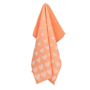 Limited Edition: Theedoek Hart Oranje GOTS