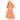 Limited Edition: Keukendoek Wild Flowers Oranje GOTS