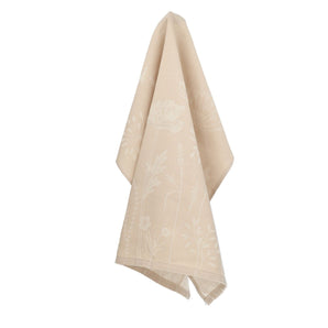 Limitierte Edition: Geschirrtuch Wild Flowers Sand GOTS