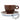 Chocolade bruine kop en schotel van Costa Verde