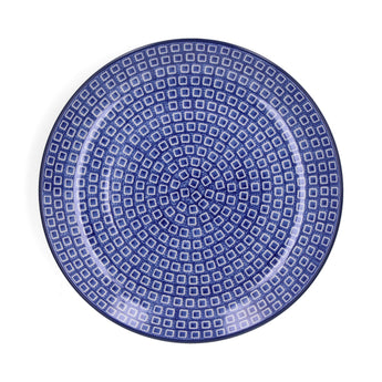 Dinerbord Ø: 25,5 cm - Blue Diamond