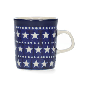 Straight Mug Medium - Blue Stars