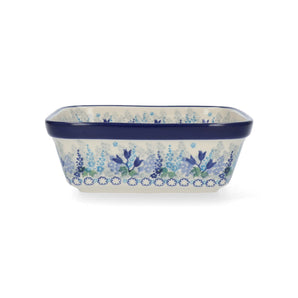 Ovenschaal Vierkant 1550 ml - Blue Garden