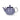 Theepot 2000 ml - Blue Valentine