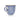 Tulp mok 330 ml - White Hearts