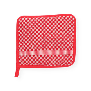 Pannenlap Kleine Ruit Rood CE