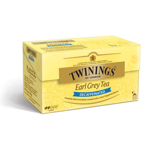 Twinings Earl Grey thee zonder cafeļne - 25 theezakjes