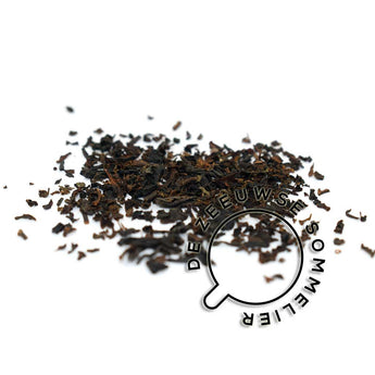 Een verfijnde Chinese thee, in een unieke combinatie van pittige Assam thee, met een vleugje Lapsang.
