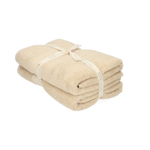 Set van 2 Organic Home badhanddoeken 70x140 cm – Beach Sand